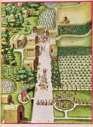 The Village of Secoton, fra 